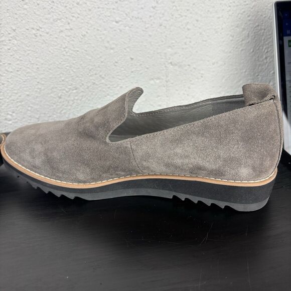 Eileen Fisher Gray Suede Flats - Picture 8 of 12